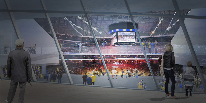 Illustration for article titled You'll Be Able To See The Bay Bridge From Inside The Warriors' New Arena